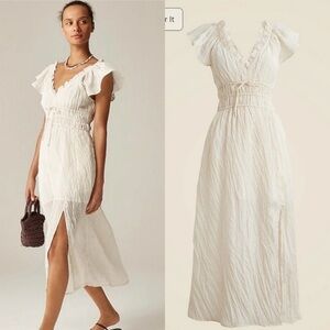 J. Crew Palermo Dress in Ivory